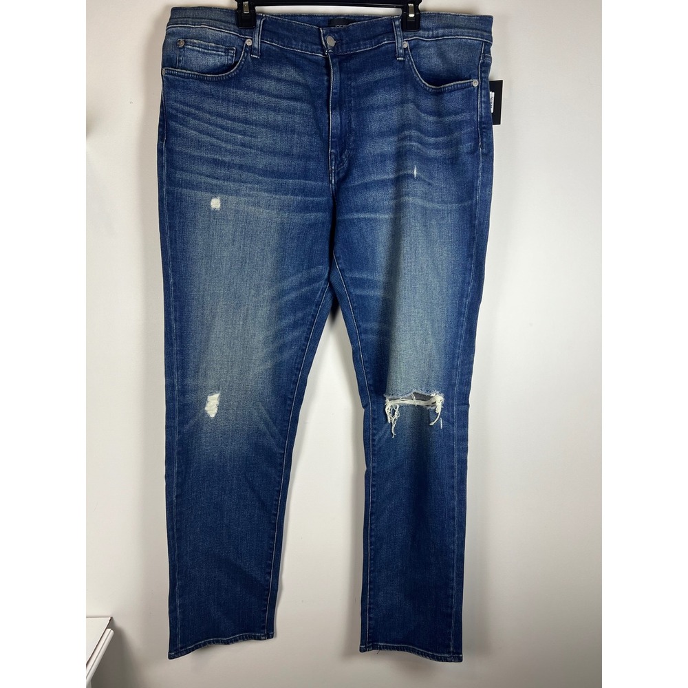 Joes‎ Kinetic Mens Distressed Blue Wash Straight Leg Jeans Size 40x30 NWT